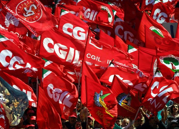 Cgil bandiere