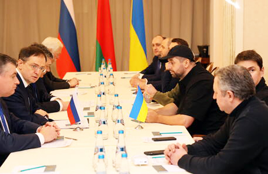 Russia-Ukraine ceasefire talks begin in Gomel region in Belarus