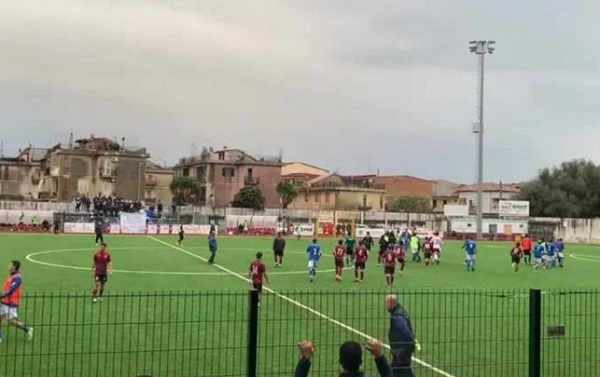 Rosarno stadio rissa