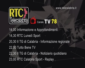 Oggi su RTC – Canale TV 78